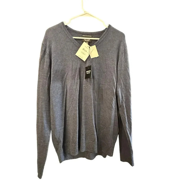 NWT Nordstrom 100% Italian Merino wool Pullover Sweater Size Large - Picture 1 of 6